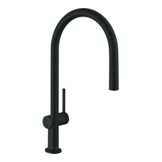 hansgrohe Spültisch-Einhebelmischer 210 Talis M54 m Ausz.-Ausl., 1jet, sBox, mattschwarz