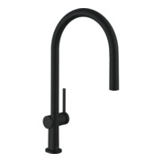 hansgrohe Spültisch-Einhebelmischer 210 Talis M54 mit Ausziehauslauf, 1jet, mattschwarz