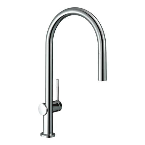 hansgrohe Spültisch-Einhebelmischer 210 Talis M54 mit Ausziehauslauf, 1jet, sBox, chrom