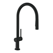 hansgrohe Spültisch-Einhebelmischer 210 Talis M54 mit Ausziehbrause, 2jet, mattschwarz