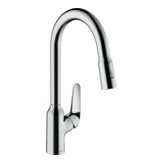 hansgrohe Spültisch-Einhebelmischer 220 Focus M42 mit Ausziehbrause, 2jet, chrom-3