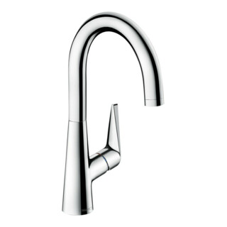 hansgrohe Spültisch-Einhebelmischer 220 Talis M51 1jet, Edelstahl-Optik