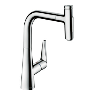 hansgrohe Spültisch-Einhebelmischer 220 Talis Select M51 mit Ausziehbrause, 2jet, sBox, chrom