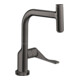hansgrohe Spültisch-Einhebelmischer 230 Axor Citterio mit Ausziehbrause, brushed black chrome-1