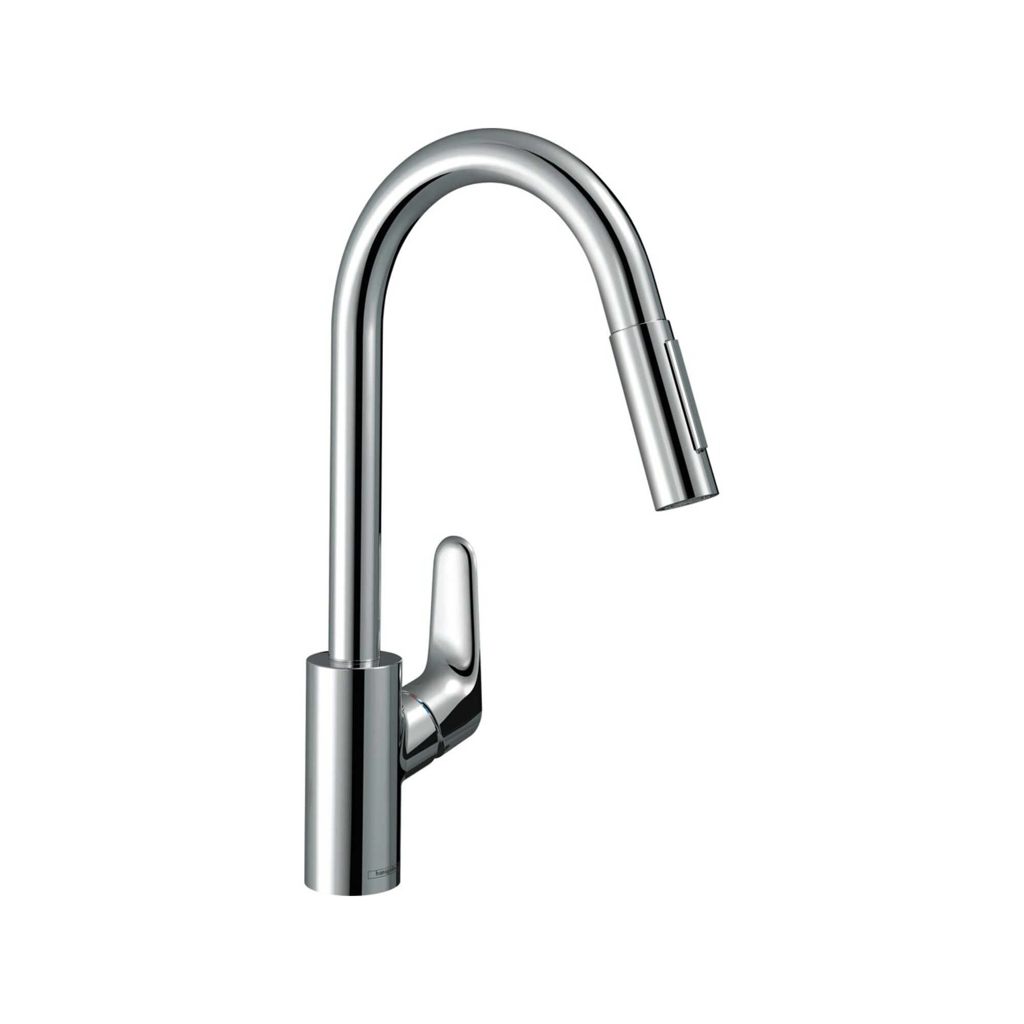 hansgrohe Spültisch-Einhebelmischer 240 Focus M41 EcoSmart m Ausziehbrause, 2jet, 5,8 l/min, chrom