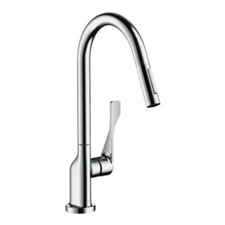 hansgrohe Spültisch-Einhebelmischer 250 Axor Citterio mit Ausziehbrause, chrom