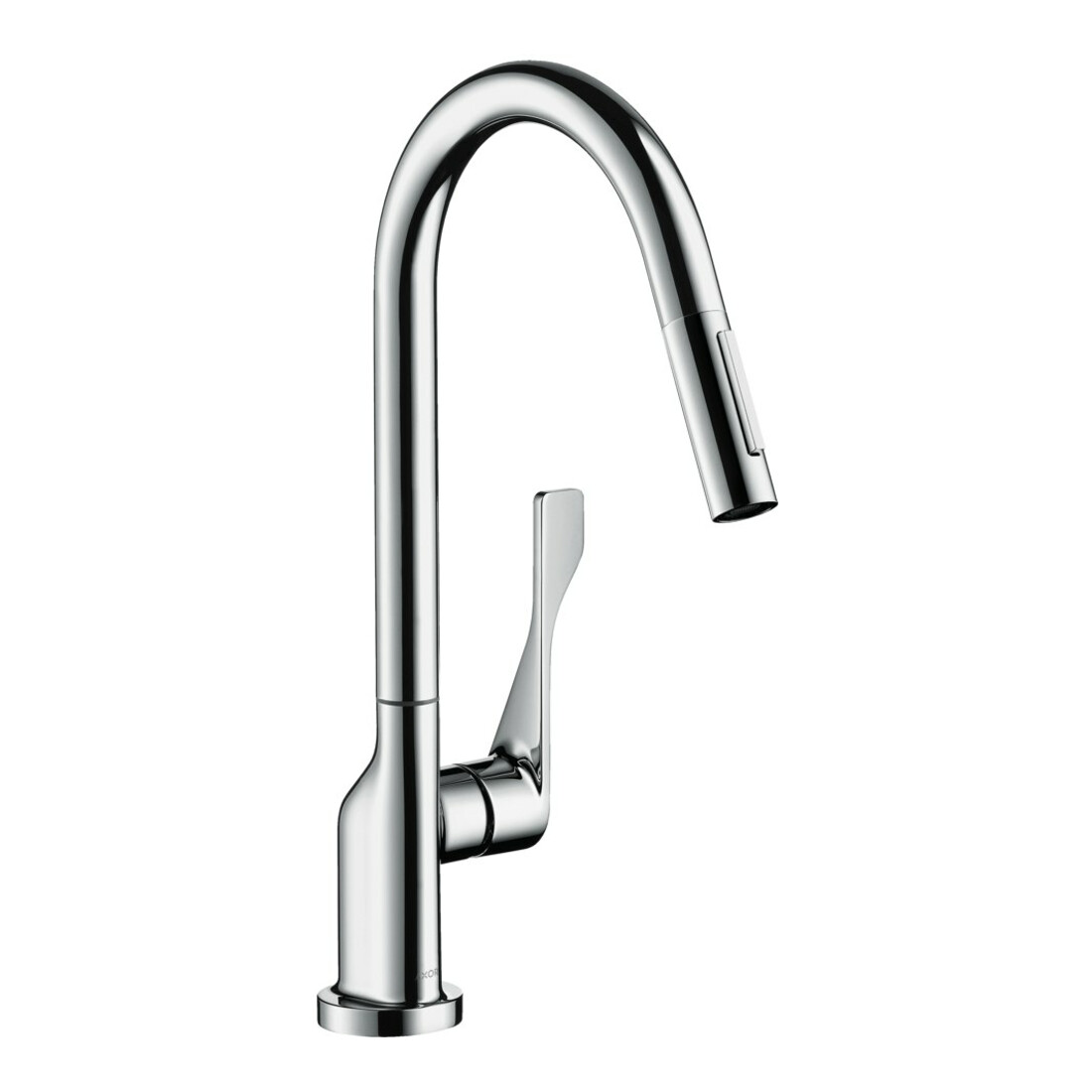 hansgrohe Spültisch-Einhebelmischer 250 Axor Citterio mit Ausziehbrause, chrom