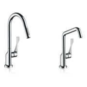 hansgrohe Spültisch-Einhebelmischer 260 Axor Citterio mit Schwenkauslauf, chrom-5