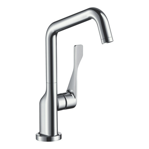 hansgrohe Spültisch-Einhebelmischer 260 Axor Citterio mit Schwenkauslauf, Edelstahl-Optik