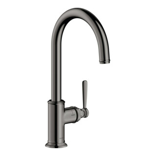 hansgrohe Spültisch-Einhebelmischer 260 Axor Montreux m Schwenkauslauf, polished black chrome