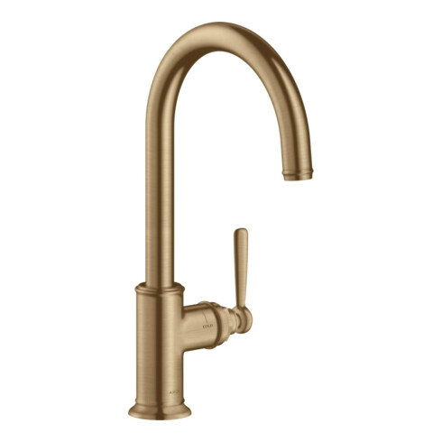 hansgrohe Spültisch-Einhebelmischer 260 Axor Montreux mit Schwenkauslauf, brushed bronze
