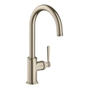 hansgrohe Spültisch-Einhebelmischer 260 Axor Montreux mit Schwenkauslauf, brushed nickel-3