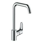 hansgrohe Spültisch-Einhebelmischer 260 Focus M41 1jet, Edelstahl-Optik