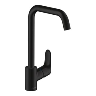 hansgrohe Spültisch-Einhebelmischer 260 Focus M41 1jet, mattschwarz