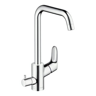 hansgrohe Spültisch-Einhebelmischer 260 Focus M41 Geräteabsperrventil, 1jet, chrom