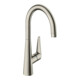 hansgrohe Spültisch-Einhebelmischer 260 Talis M51 EcoSmart 1jet, 4,5 l/min, Edelstahl-Optik-1