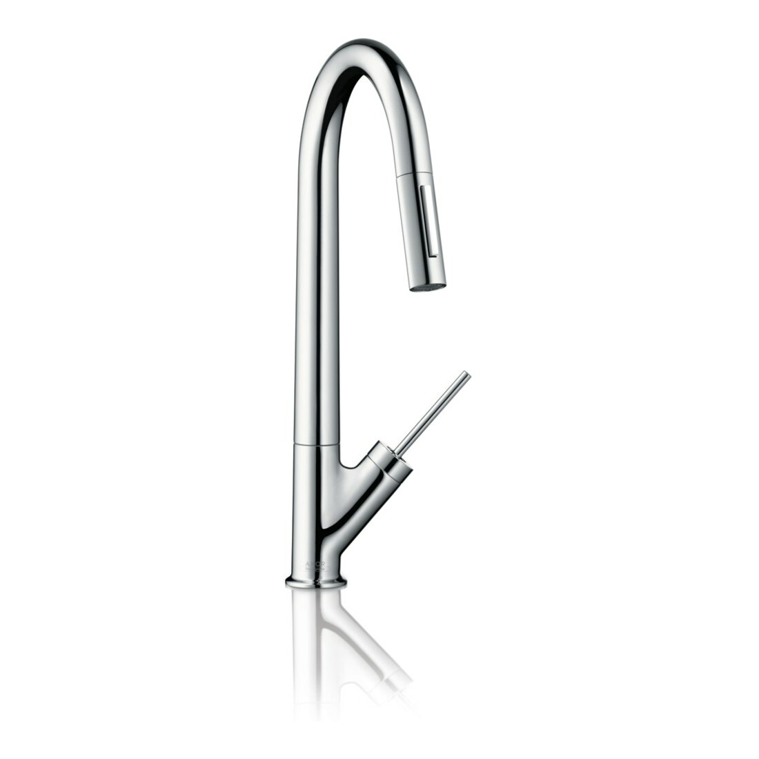 hansgrohe Spültisch-Einhebelmischer 270 Axor Starck mit Ausziehbrause, chrom