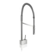 hansgrohe Spültisch-Einhebelmischer 270 Axor Starck mit Ausziehbrause, Edelstahl-Optik-3