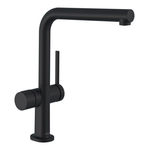hansgrohe Spültisch-Einhebelmischer 270 Talis M54 Geräteabsperrventil, 1jet, mattschwarz