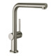 hansgrohe Spültisch-Einhebelmischer 270 Talis M54 ND, m Ausz.-Ausl., 1jet, Edelstahl-Optik-1