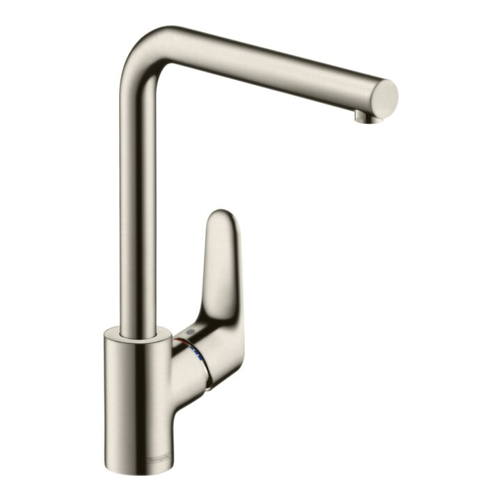 hansgrohe Spültisch-Einhebelmischer 280 Focus M41 1jet, Edelstahl-Optik
