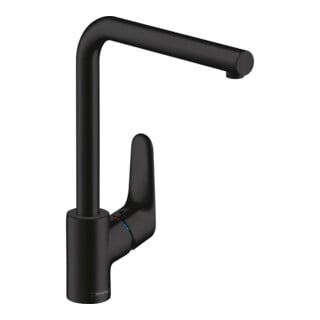 hansgrohe Spültisch-Einhebelmischer 280 Focus M41 1jet, mattschwarz