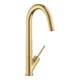 hansgrohe Spültisch-Einhebelmischer 300 Axor Starck mit Schwenkauslauf, brushed gold optic-1