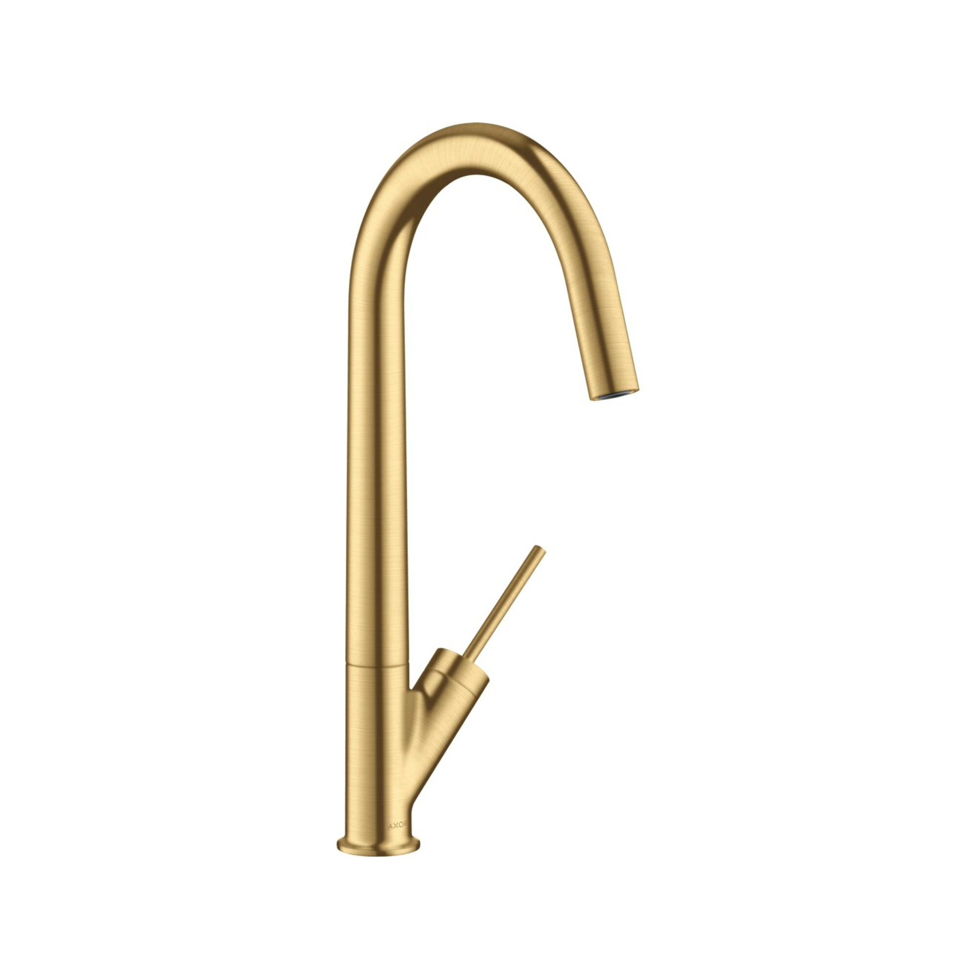 hansgrohe Spültisch-Einhebelmischer 300 Axor Starck mit Schwenkauslauf, brushed gold optic