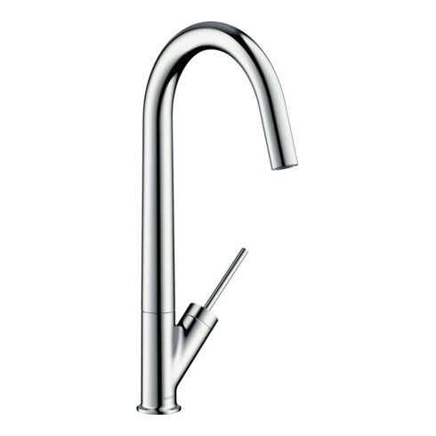 hansgrohe Spültisch-Einhebelmischer 300 EcoSm. Axor Starck mit Schwenkauslauf, chrom