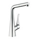 hansgrohe Spültisch-Einhebelmischer 320 Metris M71 m Ausziehauslauf, 1jet, Edelstahl-Optik-1