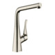 hansgrohe Spültisch-Einhebelmischer 320 Metris M71 m Ausziehauslauf, 1jet, Edelstahl-Optik-2