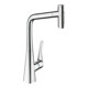 hansgrohe Spültisch-Einhebelmischer 320 Metris Select M71 mit Ausziehbrause, 2jet, sBox, chrom-1
