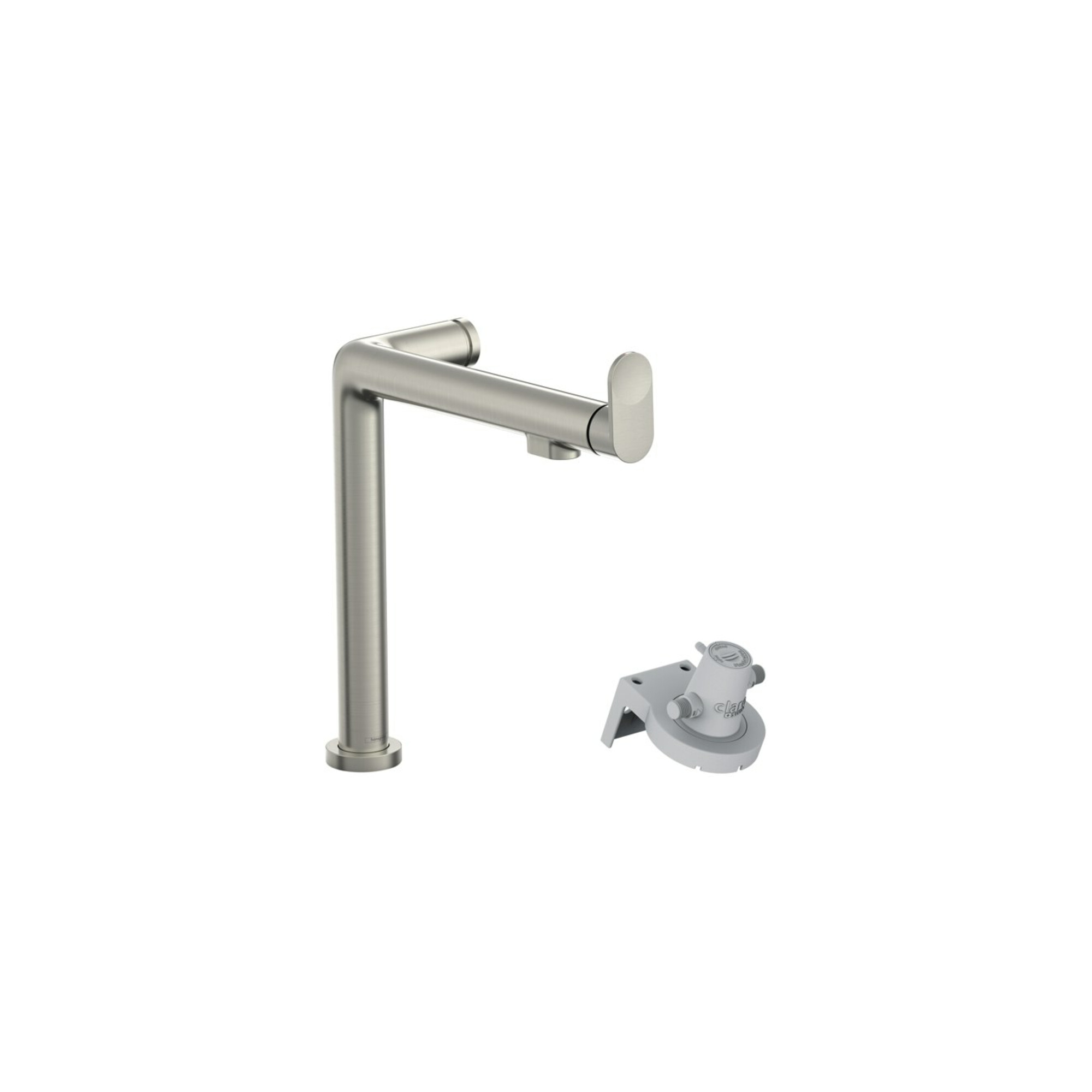 hansgrohe Spültisch-Einhebelmischer Aqittura M91 1jet, ohne Filter, Edelstahl-Optik