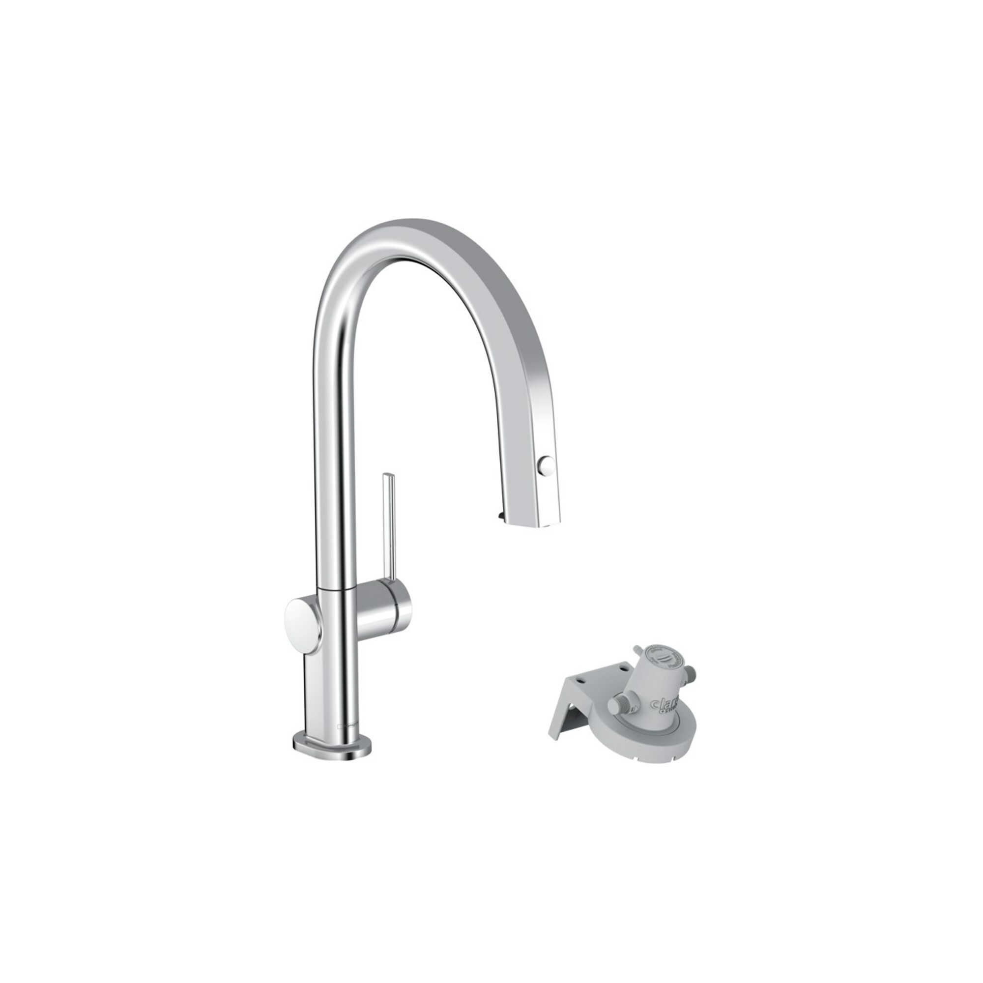 hansgrohe Spültisch-Einhebelmischer Aqittura M91 m Ausz.-Ausl., o. Filt., 1j, sBox, chrom