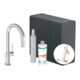 hansgrohe Spültisch-Einhebelmischer Aqittura M91 SodaSys 210, Ausz.-Ausl., Start Set, chr-2