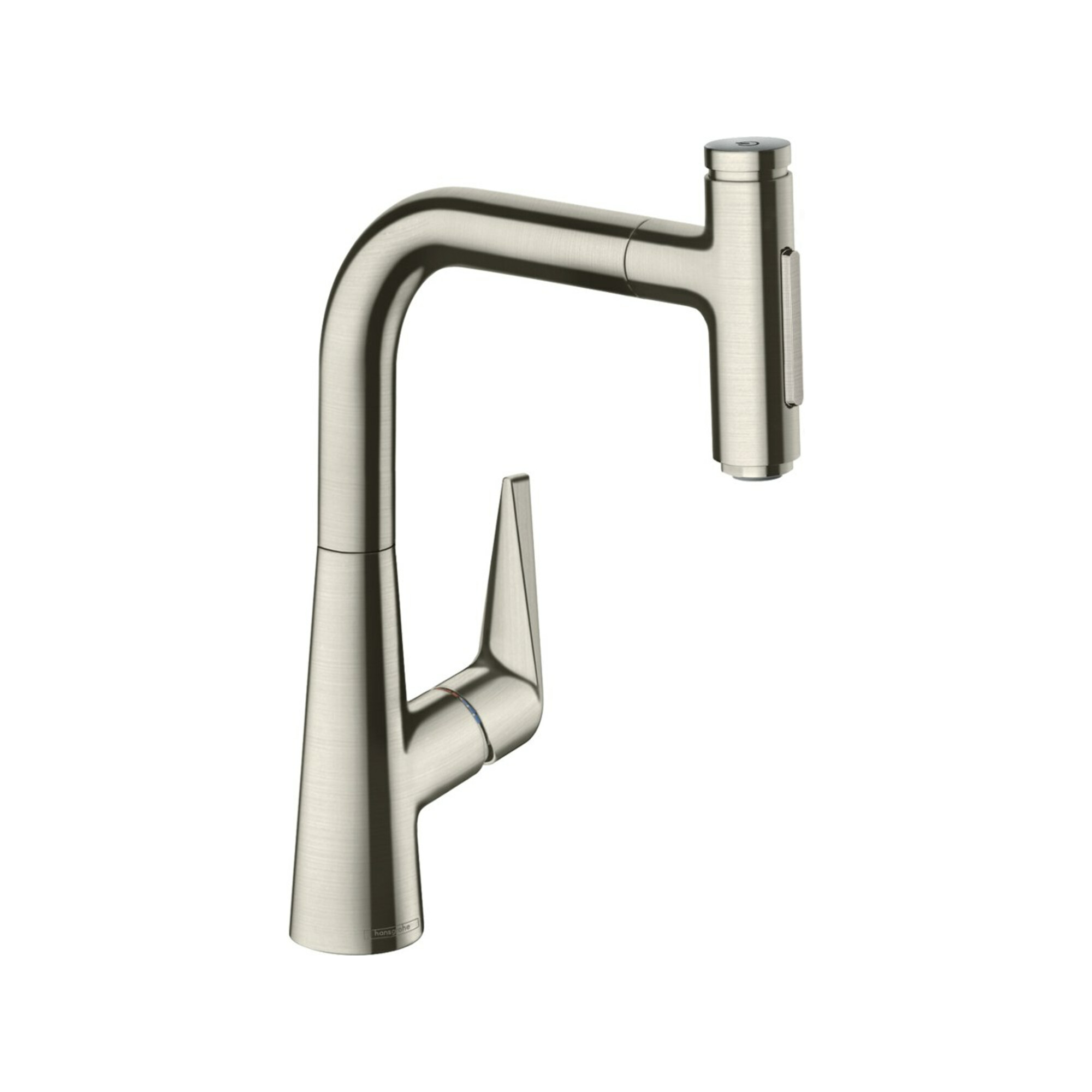 hansgrohe Spültisch-Einhebelmischer Talis Select-M51-220 Edelstahl-optik, Ausziehbrause, 2et