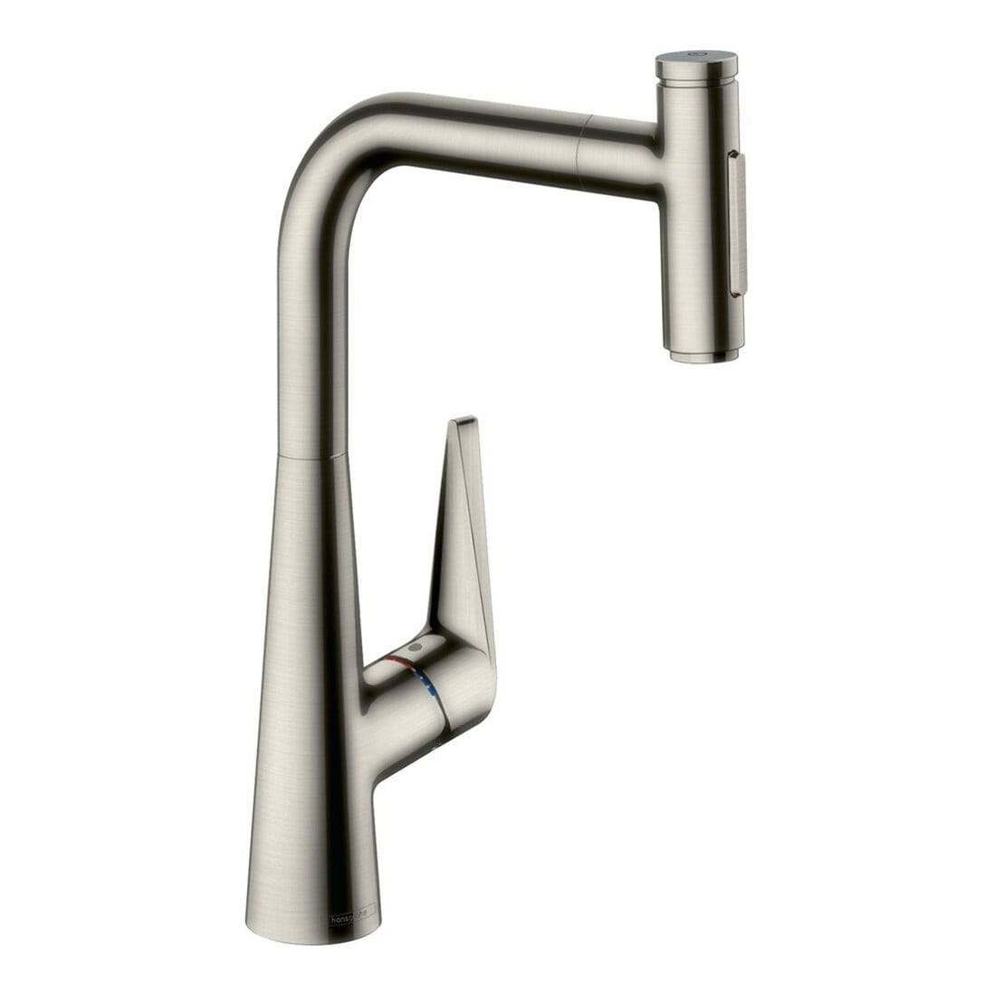 hansgrohe Spültisch-Einhebelmischer Talis Select-M51-300 Edelstahl-optik, Ausziehbrause, 2jet