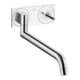 hansgrohe Spültisch-Wandeinhebelmischer Axor Uno UP, Edelstahl-Optik-1
