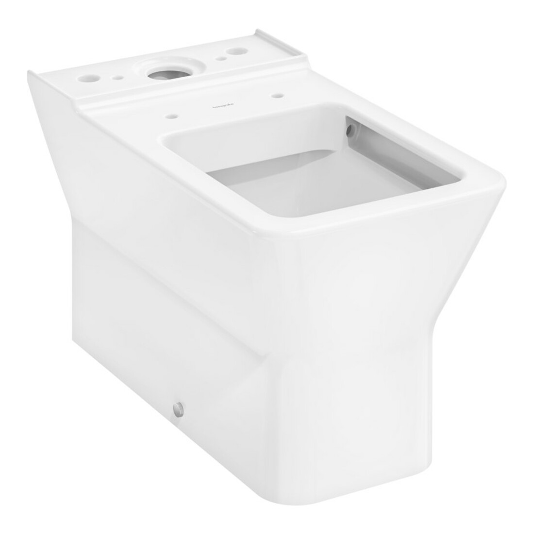 hansgrohe Stand-WC EluPura Original Q f aufg. SPK, h/v Abg., m HygieneE., we.