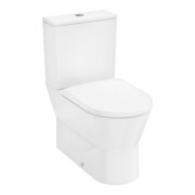 hansgrohe Stand-WC EluPura Original S m aufg. Spülkasten und WC-Sitz, weiß