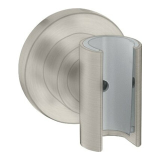 hansgrohe Support de douche Axor Citterio fixe, rond, aspect acier inoxydable