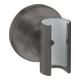 hansgrohe Support de douche Axor Citterio fixe, rond, chrome noir brossé-1