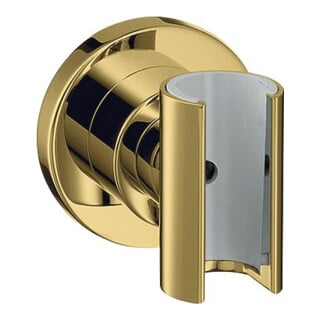hansgrohe Support de douche Axor Citterio fixe, rond, finition or poli