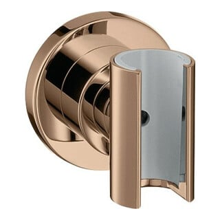 hansgrohe Support de douche Axor Citterio fixe, rond, or rouge poli
