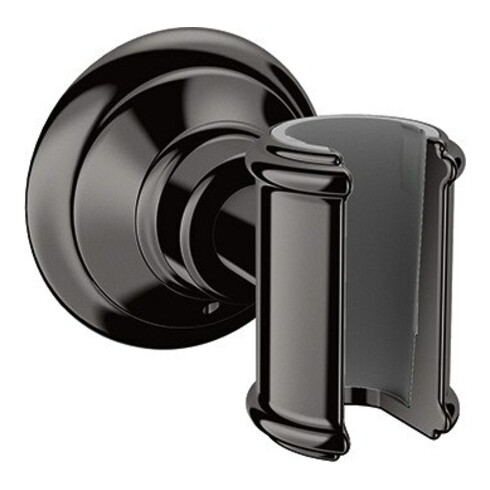 hansgrohe Support de douche Axor Montreux fixe, métal, chrome noir poli