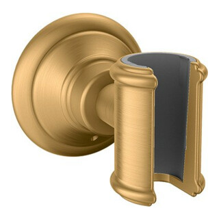hansgrohe Support de douche Axor Montreux fixe, métal, laiton brossé