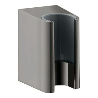 hansgrohe Support de douche Axor One fixe, chrome noir poli