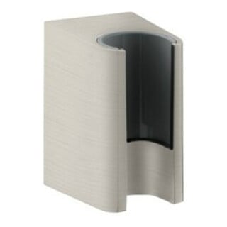 hansgrohe Support de douche Axor One position fixe, aspect inox