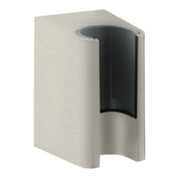 hansgrohe Support de douche Axor One position fixe, aspect inox