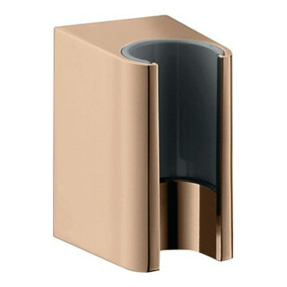 hansgrohe Support de douche Axor One position fixe, or rouge poli